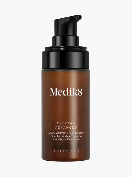 Medik8 C-Tetra Advanced Gel-Serum in branded component on a light gray background